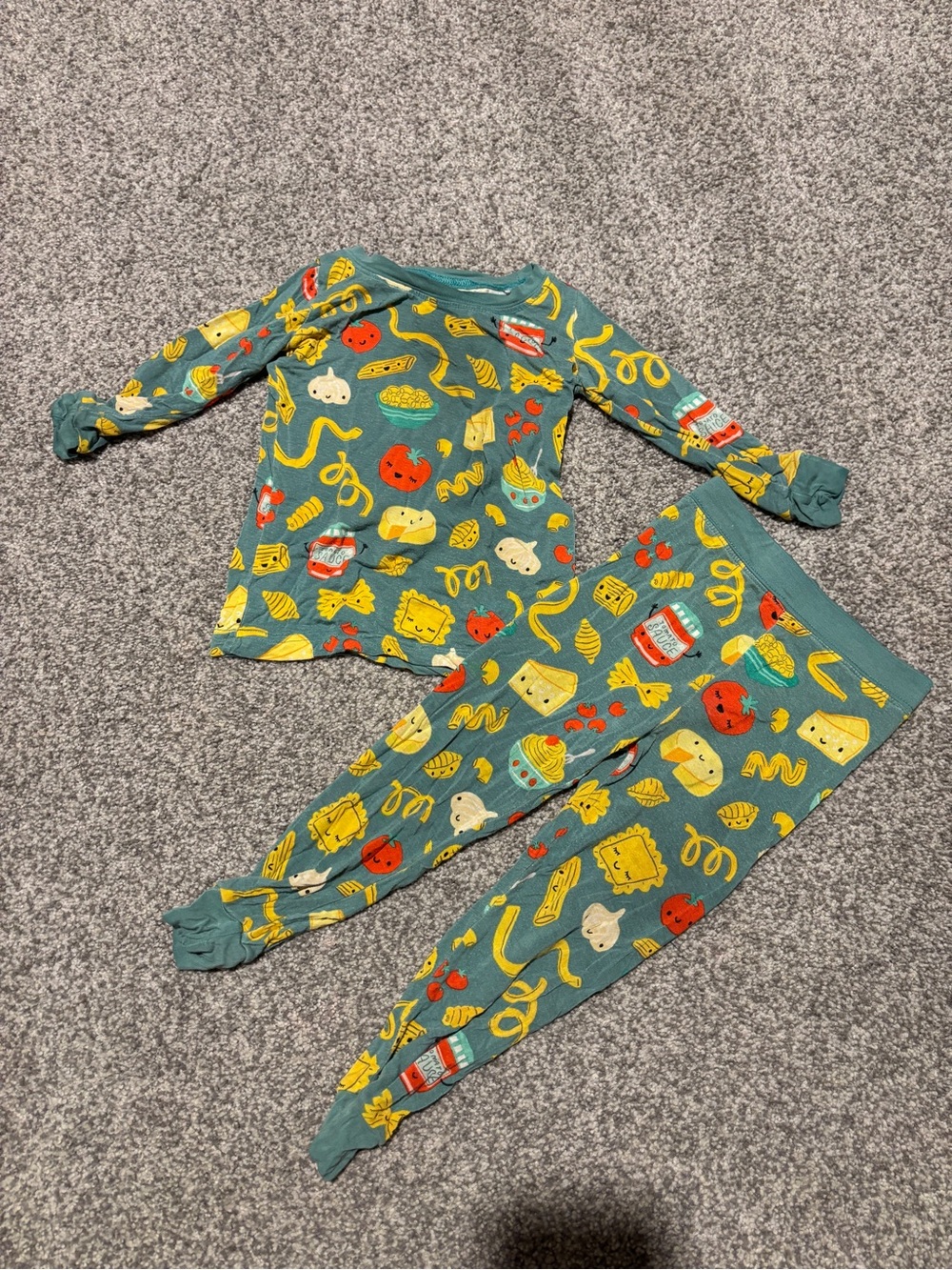 Little Sleepies Pasta Party - Long Sleeve & Pants (12-18 mo)